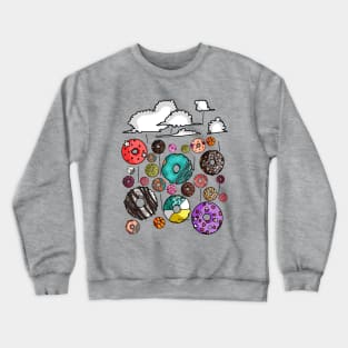 raining donut Crewneck Sweatshirt